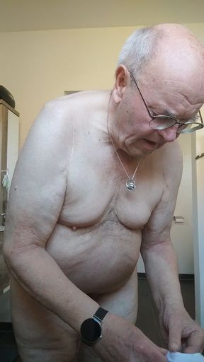 Playing with My Cock Before and After Shower
