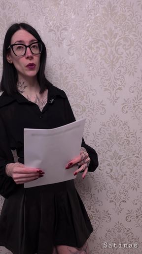 Signing Your Debt Contract - Formal Findom & Strict Financial Sentence
