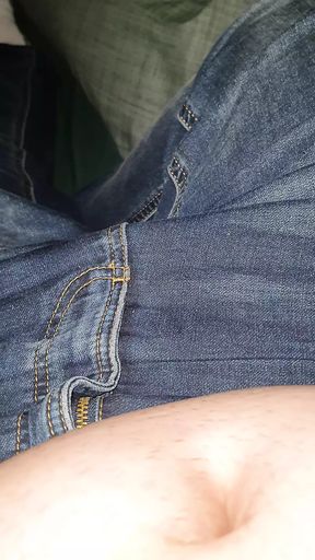 Step son pulled down jeans and let step mom handjob his dick