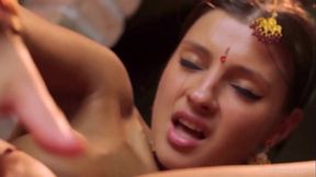Gorgeous skinny Indian teen erotic dance &amp_ finger-fucking