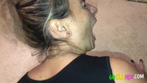 Blonde MILF Takes It in the Ass During Her Period