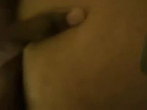 BBW gets creampied in her asshole