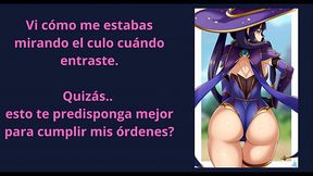 Hentai Femdom JOI - Mona te convierte en un esclavo!