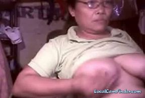 Mature Asian Elizabeth, 57, on Webcam - Part 2
