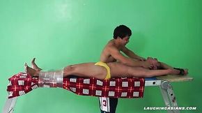 Asian Boy Rave Tickled and Tied
