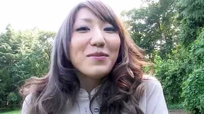 Hot Brunette Milf Takes Deep Throat on the Green – Wild JAV Action