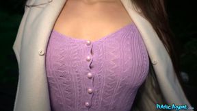 Public Agent - Cute Asian Yiming Curiosity Wants White Cock Real Bad