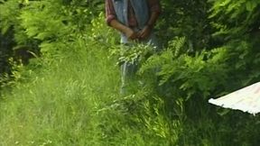 Exhibitionist Pees on the Tits of a Beach Mermaid