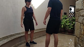 Sapat&atilde_o macho pra caralho perdeu aposta no futebol e teve que pagar com a buceta