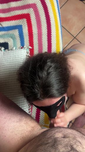 SUCKING his DICK on LIVE WEBCAM