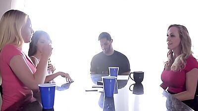 MomsTeachSex - Hot Mom & Teen Friends Orgy Fuck With Neighbor