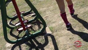 loirinha vai se exercitar no parque da prefeitura, se empolga e o clima esquenta!