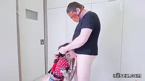 Unusual Girl Is Brought In Asshole Loony Bin For Awkwar