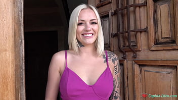 Blonde Beauty Alex Grey At Her House