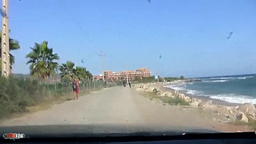 Young arab slut Nyl Bahia b. outdoor Anal fucking