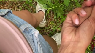 A photo shoot in nature ended with a young babe fucking.  Sex in the park.