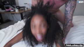 Ebony Babe Choked Gushing Screaming Destroyed Nonstop