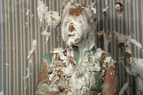 Girl Pied and Slimed