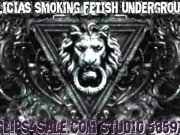 Delicia's Smoking Fetish Underground