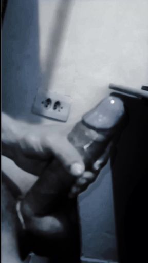 Rare event: a week without ejaculating and more than a dozen spurts of cum.