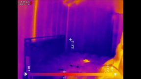 First Time Locked in Chastity Belt! Thick BBW Ass Fingered Deep Then Stuffed with 2 Huge Butt Plugs Thermal POV