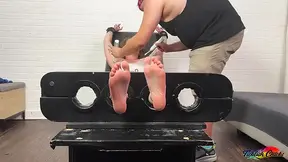 Babz gets her sensitive body mercilessly tickled