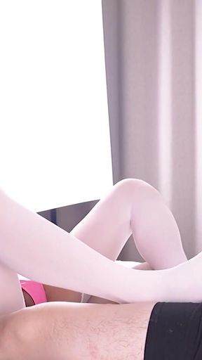 Must-see moment from &quot;NIKKE Alice Bunny Girl cosplay, I give a deep blowjob before riding on top. Can you handle my cute&quot;