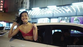 Emily Willis interracial, she takes two guys on a wild ride!