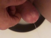 Headless cock has tiny piss hole