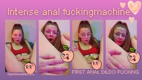 Intense first time anal with my fucking machine