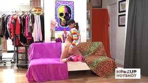 bts - cutie vera king teases her curves in a photoshoot session!