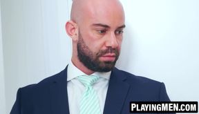 PlayingMen.com - Donato Reyes's wet ass banged by partner Bruno Max