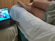 Cumming (Almost) Hands Free Watching A Masturbation Video from TeenyGinger
