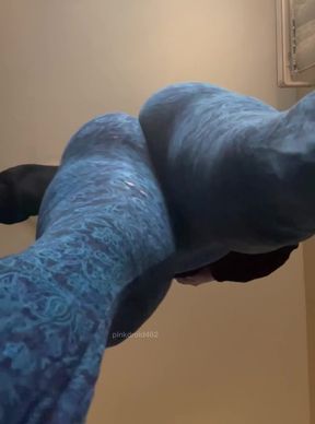 Blue mermaid tail