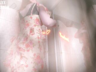 CAUGHT spying on your DOMINATRIX-BITCH whilst that babe tries on raiment!! - try on haul