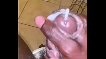 Huge BBC slowmotion Cumshot