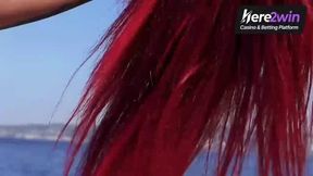 A tatted redhead mother and a guy love an