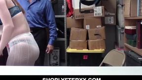 Classy Redhead Thief With Big Ass Gets Rough Punished - Ella Hughes Porn