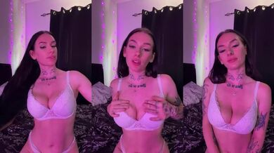 British goth milf ruined solo gushing big tits big ass ASMR Joi amateur