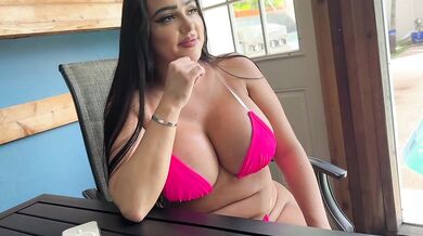 Busty Latina sister gets creampie POV while housecleaning with Scott Stark