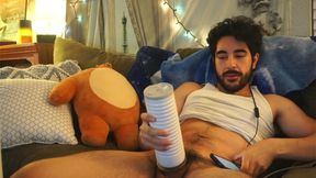 Edging with My Lovense Max 2 + creampie