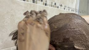 a lovely chocolate cake to shampoo into my beautiful hair