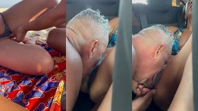 dogging selvagem em varios lugares diferentes: praia, estacionamento, trilha e no carro