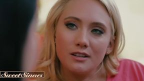 SWEET SINNER - Master Dominates AJ Applegate And Yhivi With Whips, Kisses, And Intense S&M Action