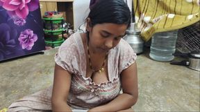 Indian desi Devar and bhabhi full Hindi romantic video - bhabhi showing boobs and pussy.