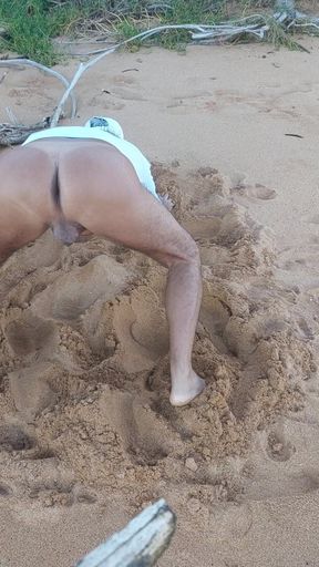 Ladysilva on the Beach My Hot Tanned Ass
