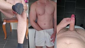 nachbar am fenster erwischt – bestrafung mit meinen fussen und ladung in den mund