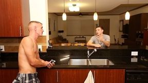 Quick kitchen ass fuck
