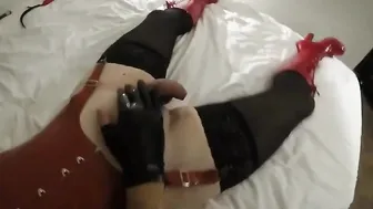 Crossdresser Used by Dominant CD and Shared with Three Guys