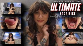 Ultimate Sacrifice - Mia Hope - POV - Vore - mouth - tongue - stomach